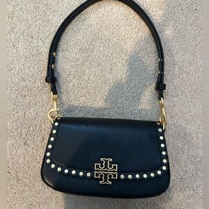 Tory Burch Small Convertible Shoulder Or Crossbody Bag- Black